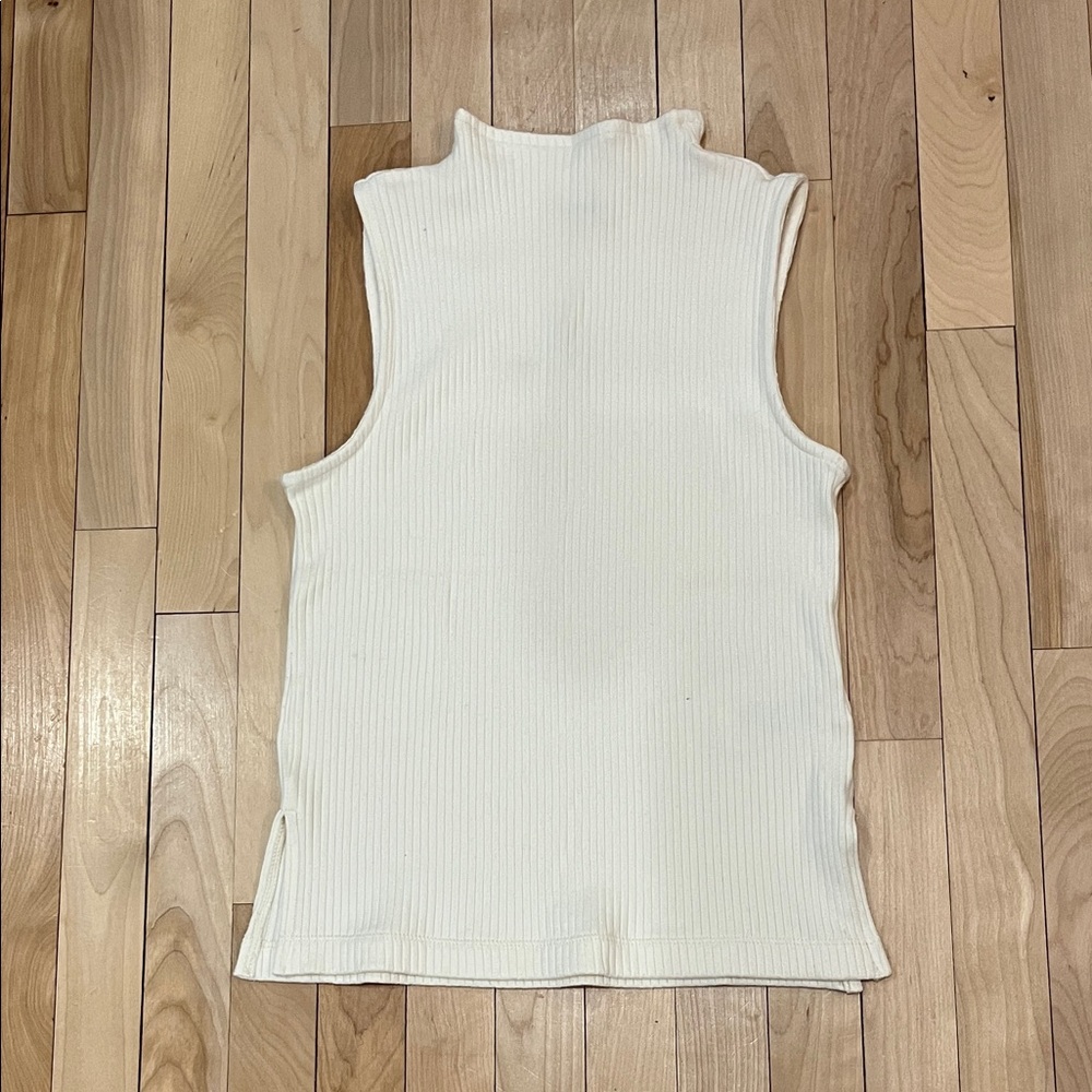 Madewell Ribbed Cream Tank Top